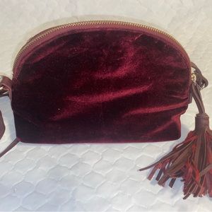 Burgundy mini bag